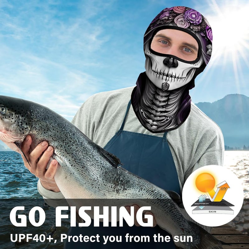 Obacle Balaclava Face Mask Men Women Lightweight for Ski Hunting Cycling Fishing - Image 5